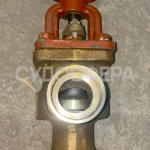 595-03.008-11 Клапан запорный фланцевый концевой пожарный угловой сальниковый ДУ-50