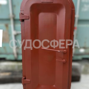 1550х650 (Л) Двери стальные судовые водонепроницаемые, штампованные (ВГН) (с отрытым механизмом)