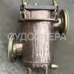 427-03.108-03 Фильтр забортной воды фланцевый проходной сетчатый ДУ-80