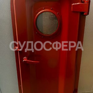 1300х500 И (П) Двери стальные судовые водонепроницаемые с иллюминатором (ВГН)  (262-01.001-04)