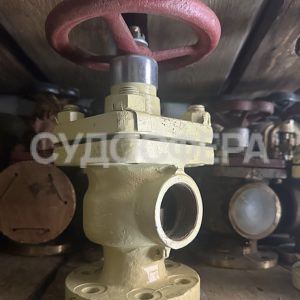595-35.091-01 Клапан запорный фланцевый концевой пожарный угловой ДУ-50, РУ-40