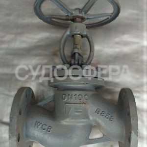 КЛАПАН ЗАПОРНЫЙ ПРОХОДНОЙ WCB DN-100, РУ-16