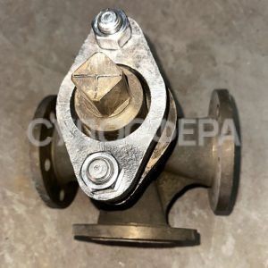 536-35.701-02 Кран фланцевый трехходовой сальниковый ДУ-65, РУ-6